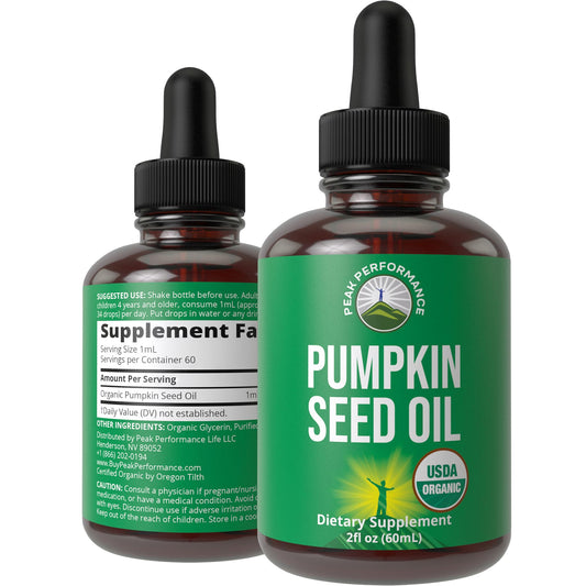 Bottle of Pumpkin Seed Oil Drops