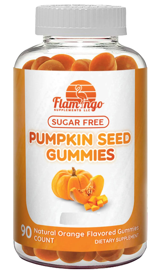 Pumpkin seed oil gummies 90-count bottle shot