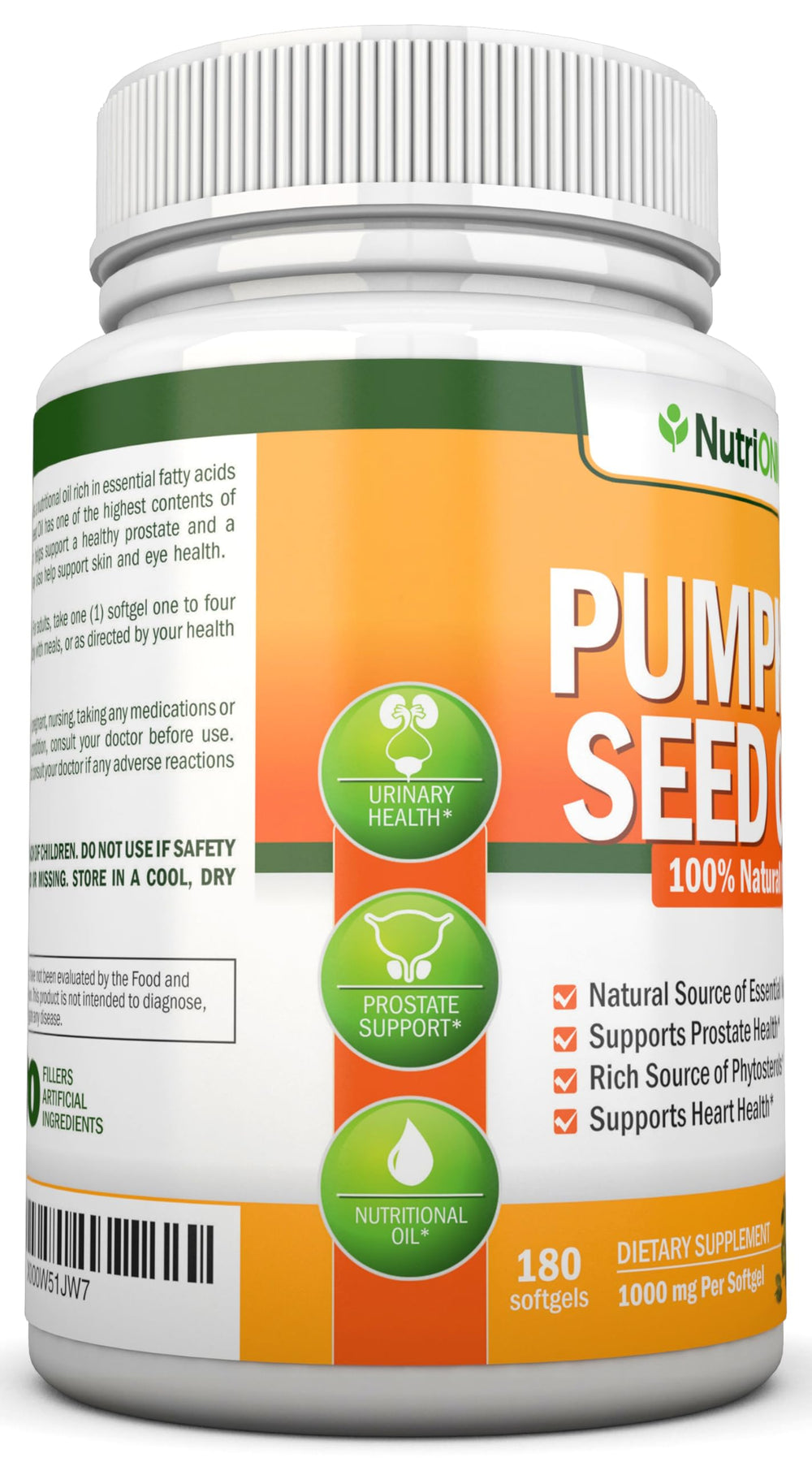 Pumpkin seed oil supporting prostate health