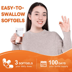 Packaging and box display for Pumpkin Seed Oil with Saw Palmetto Softgels