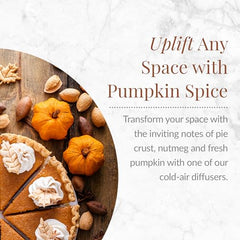 Close-up of 100mL Pumpkin Spice Aroma Oil bottle