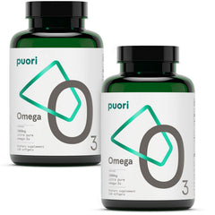 Puori O3 Fish Oil bottle front with 240 softgels