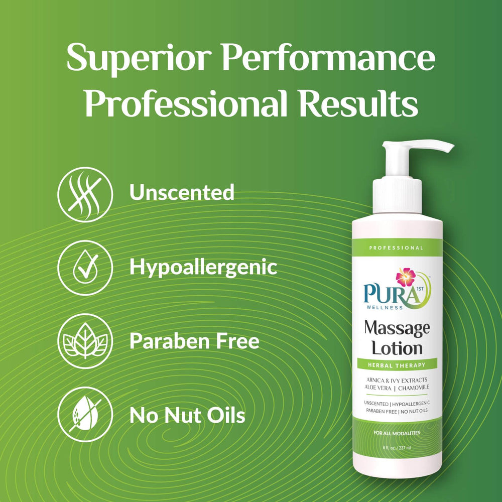 Deep tissue therapy massage lotion for physical therapy