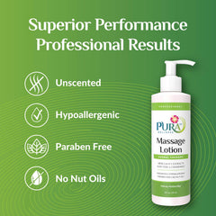 Deep tissue therapy massage lotion for physical therapy