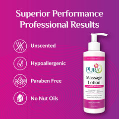 PURA 1st Wellness Deep Tissue massage lotion for relief