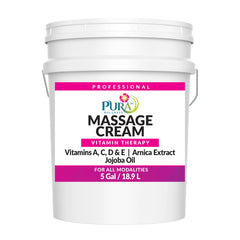 PURA 1st Wellness Vitamin Therapy Massage Cream 128oz container, front view