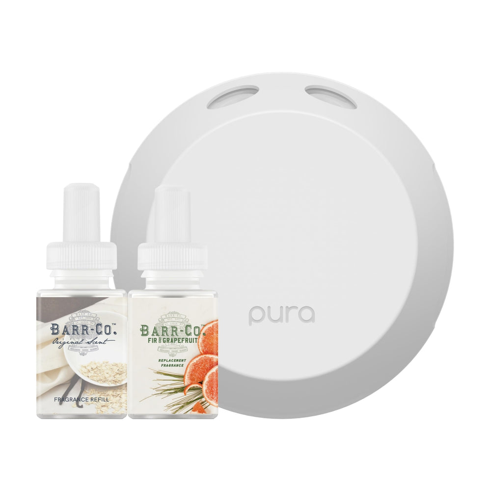 Pura 4 Smart Diffuser Starter Set in a square box