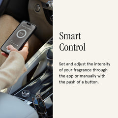 Pura app control for fragrance intensity and frequency