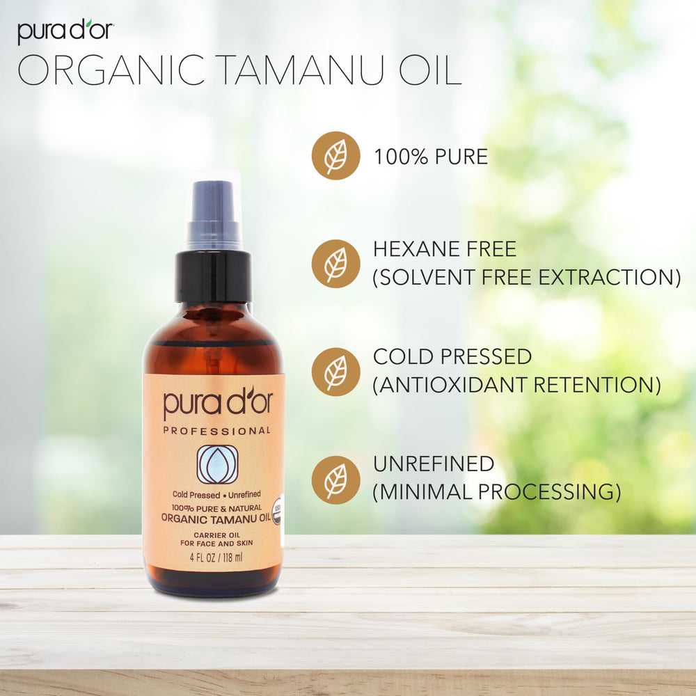 Tamanu Oil being applied to skin for deep absorption