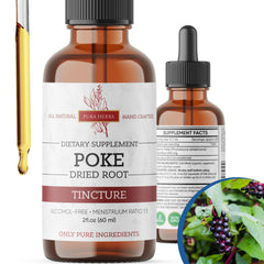 Pura Herba Organic Poke Root tincture 2 oz bottle