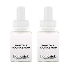Pura & Homesick Santa's Workshop refill packaging front