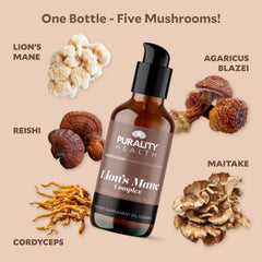 Liquid Lion's Mane Complex bottle with mocha flavor