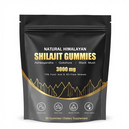 Himalayan-origin Puranutra Shilajit Gummies