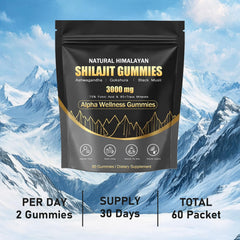 Individually wrapped Shilajit Gummies for daily use