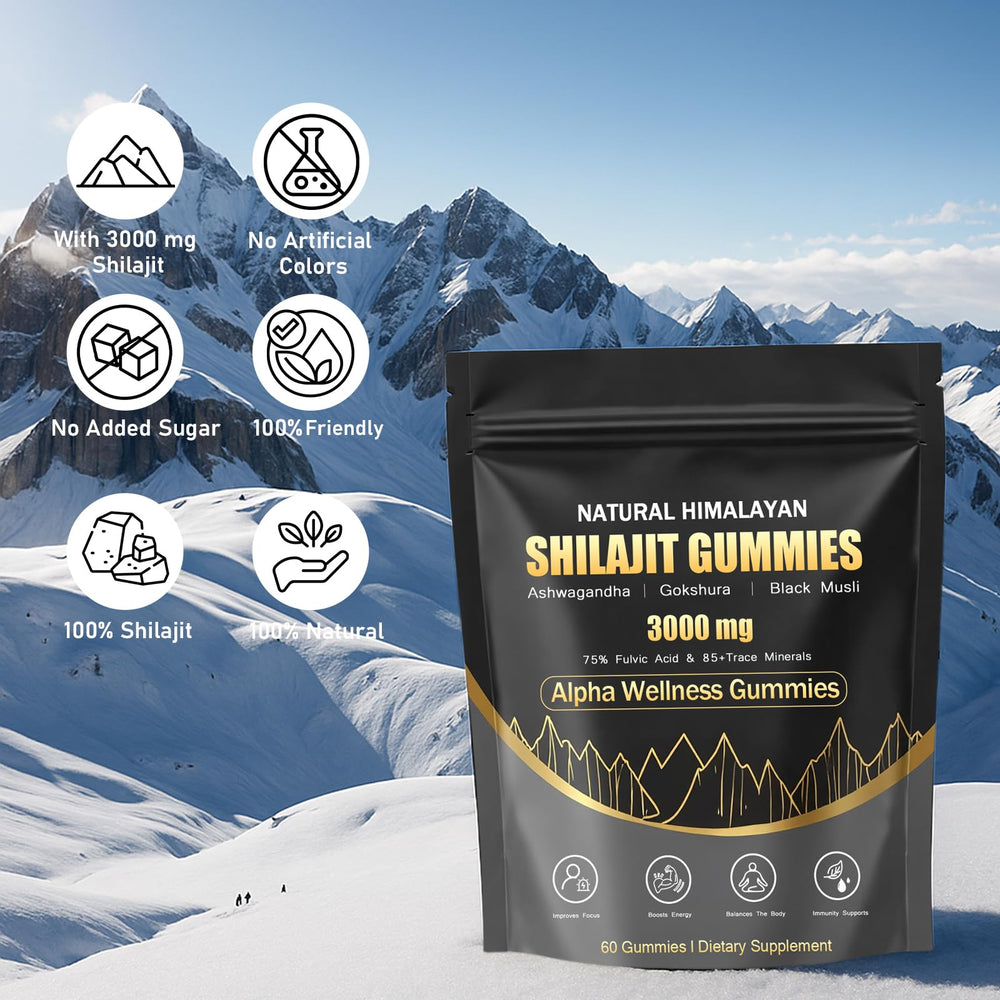 85+ trace minerals in natural Shilajit Gummies