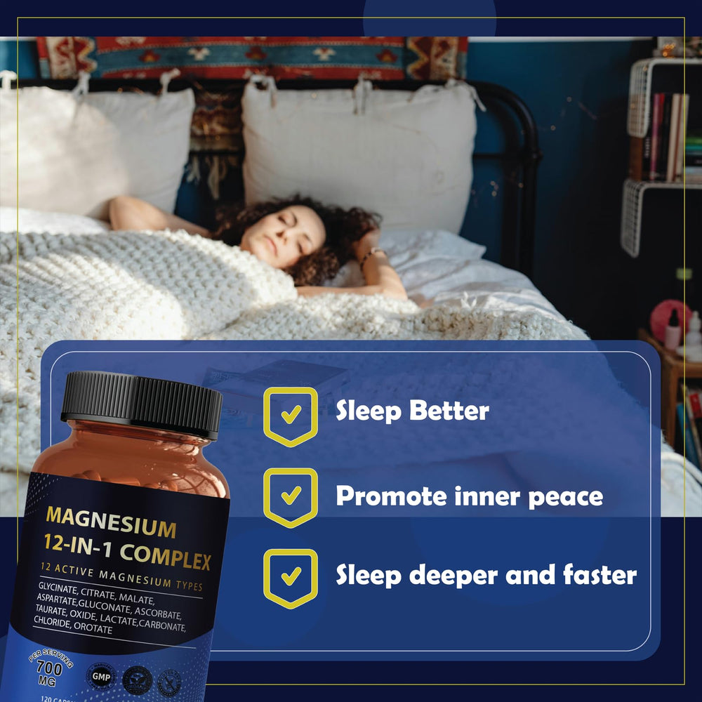 Vegan and Non-GMO magnesium supplement capsules