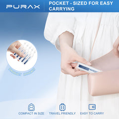 Purax eye care saline solution for gentle cleansing