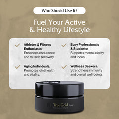 Pürblack Live Resin Pure Gold Shilajit stirred into coffee for a smooth energy lift.