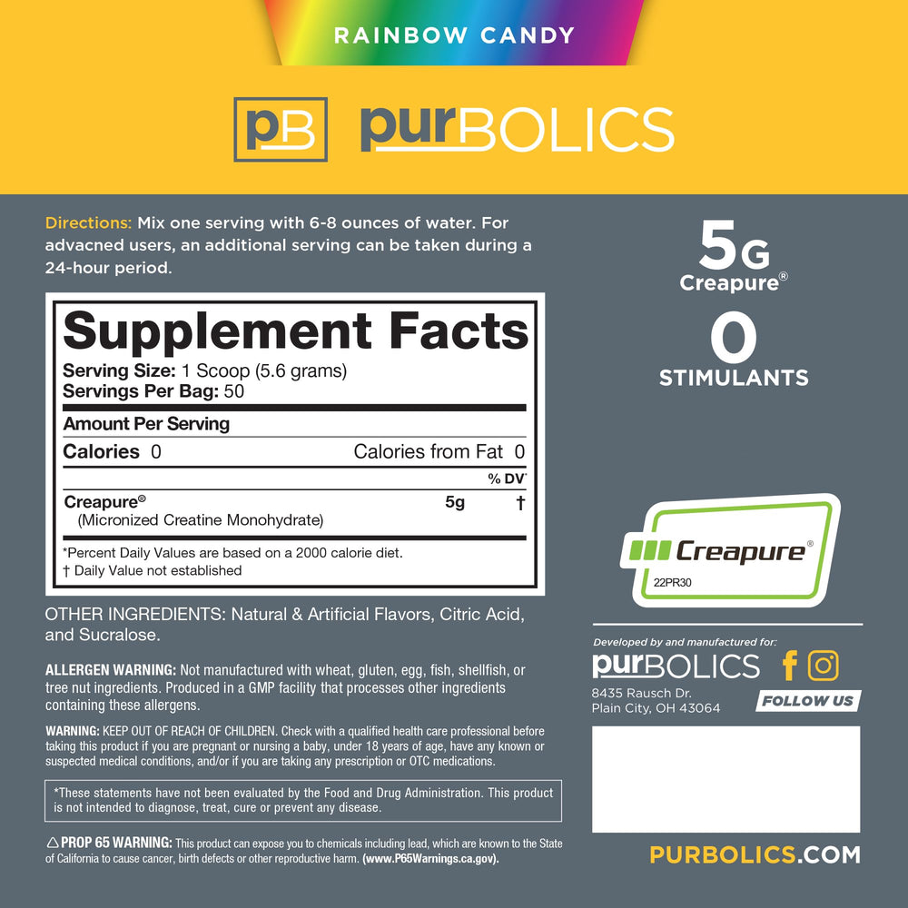 Micronized creatine powder close-up showing Creapure purity