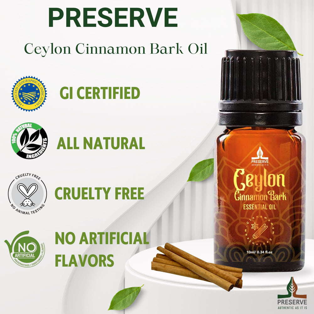 Mood boost and aromatherapy with cinnamon bark essential oil