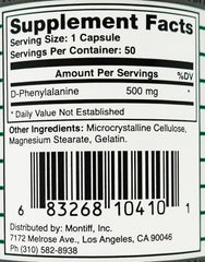 Montiff Pure D-Phenyl-Relief packaging and capsules