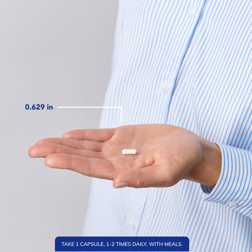 Pure Encapsulations bottle on a clean countertop suitable for daily supplementation.