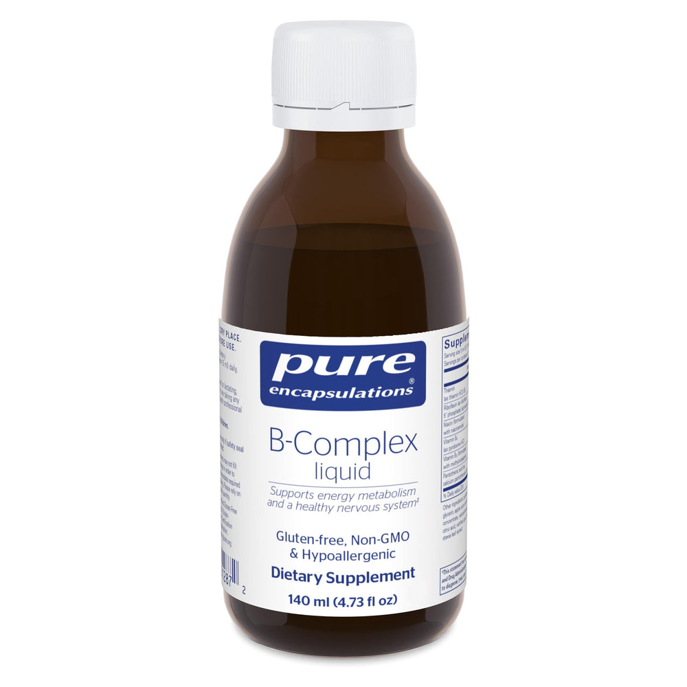 Front view of Pure Encapsulations B-Complex Liquid bottle