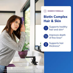 Pure Encapsulations Biotin Complex bottle label showing clean, allergen-free formula benefits
