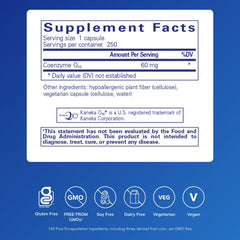 CoQ10 60 mg promoting cellular energy and stamina