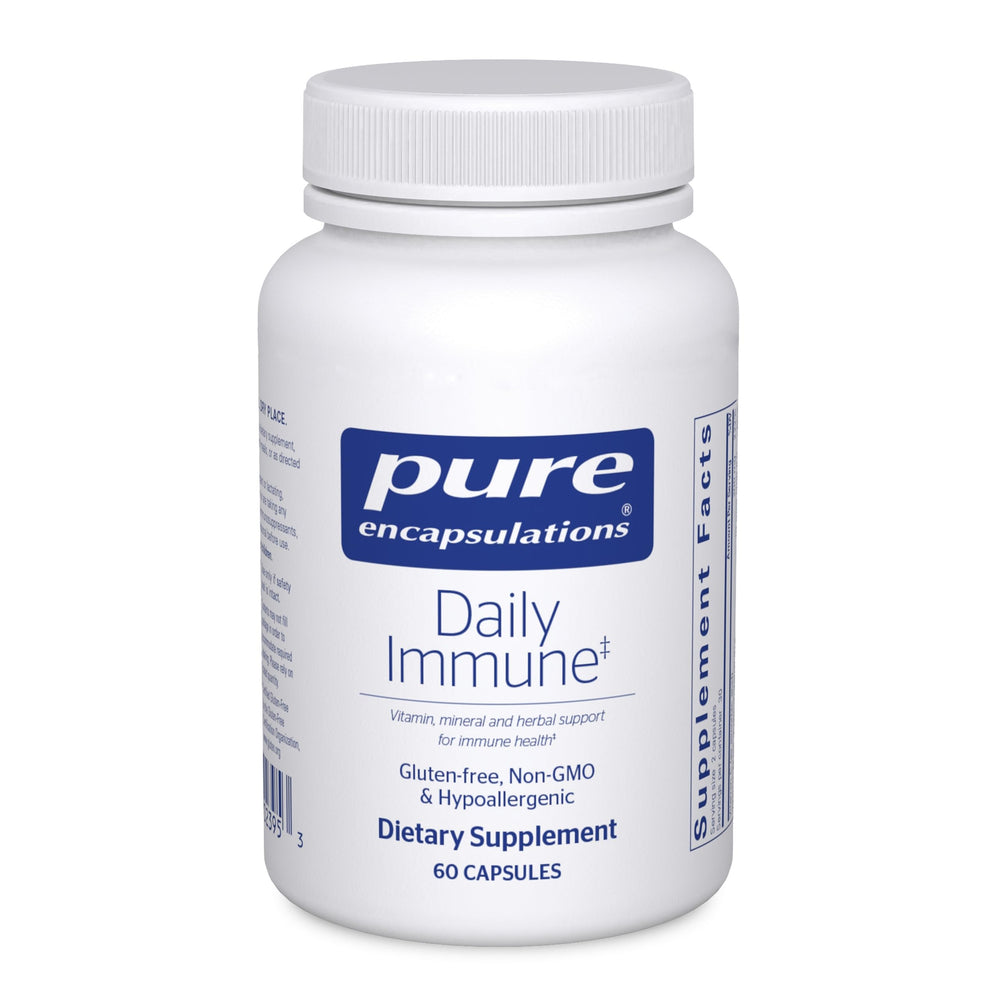 Bottle of Pure Encapsulations Daily Immune 60 capsules