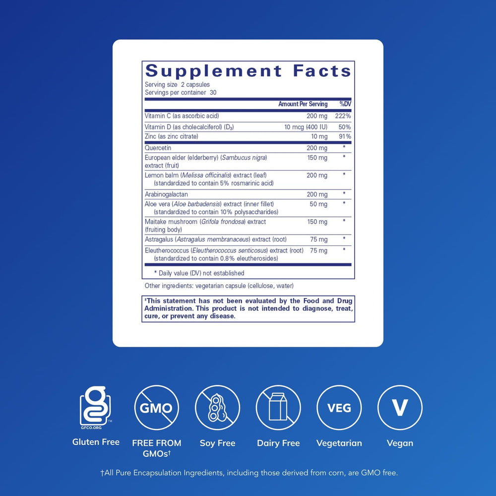 Daily Immune product label close-up