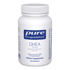 Pure Encapsulations DHEA 25 mg bottle with 60 capsules