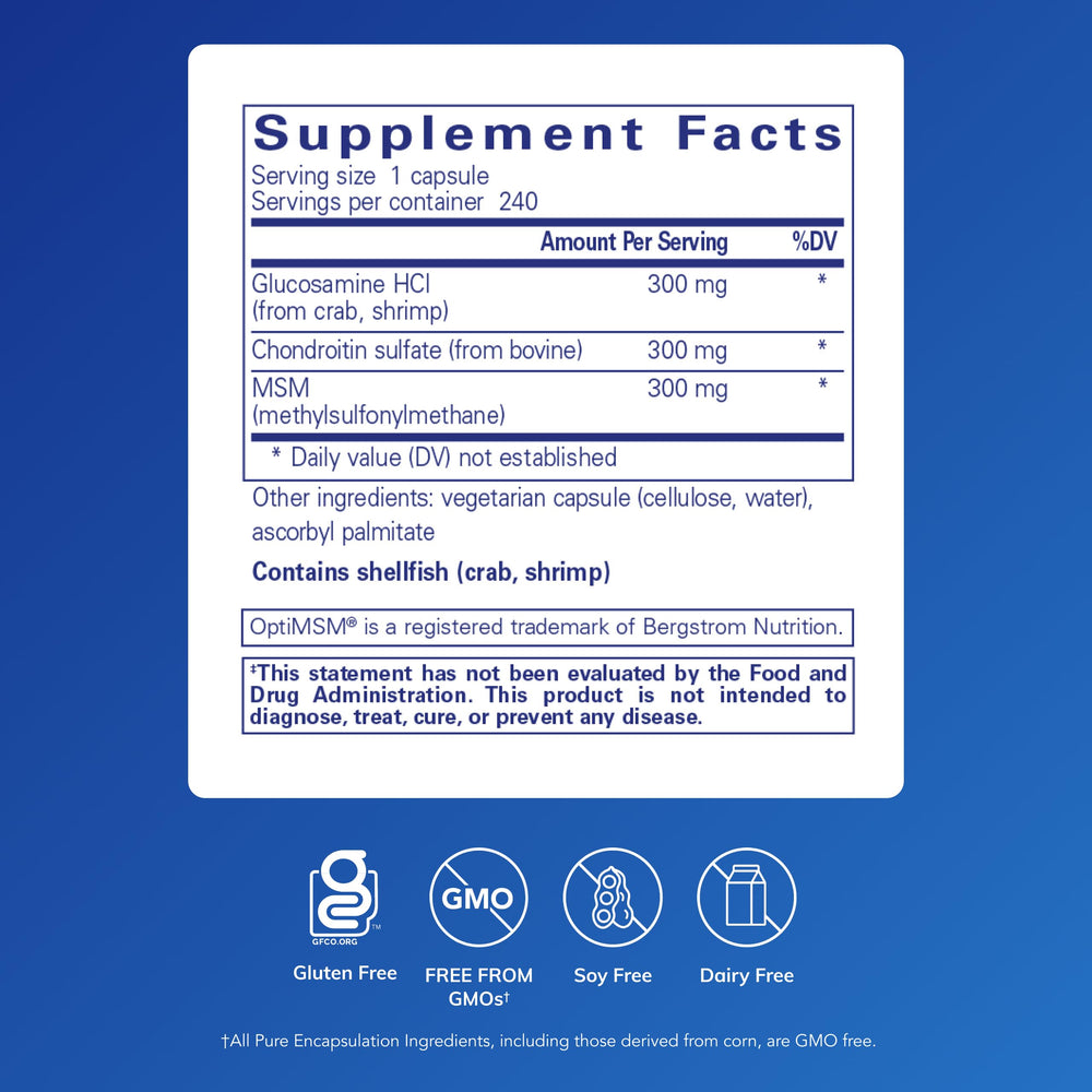 Close-up of Pure Encapsulations bottle label