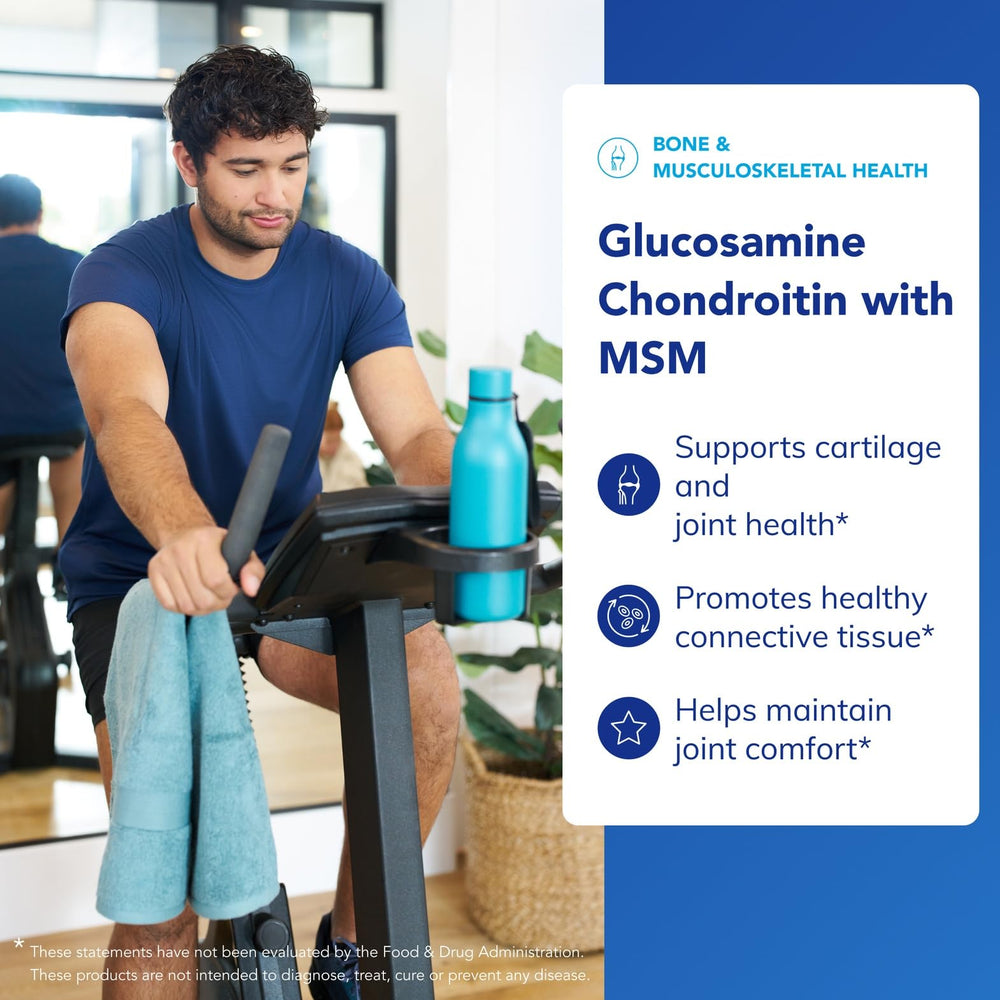 Ingredients label of Pure Encapsulations glucosamine chondroitin MSM