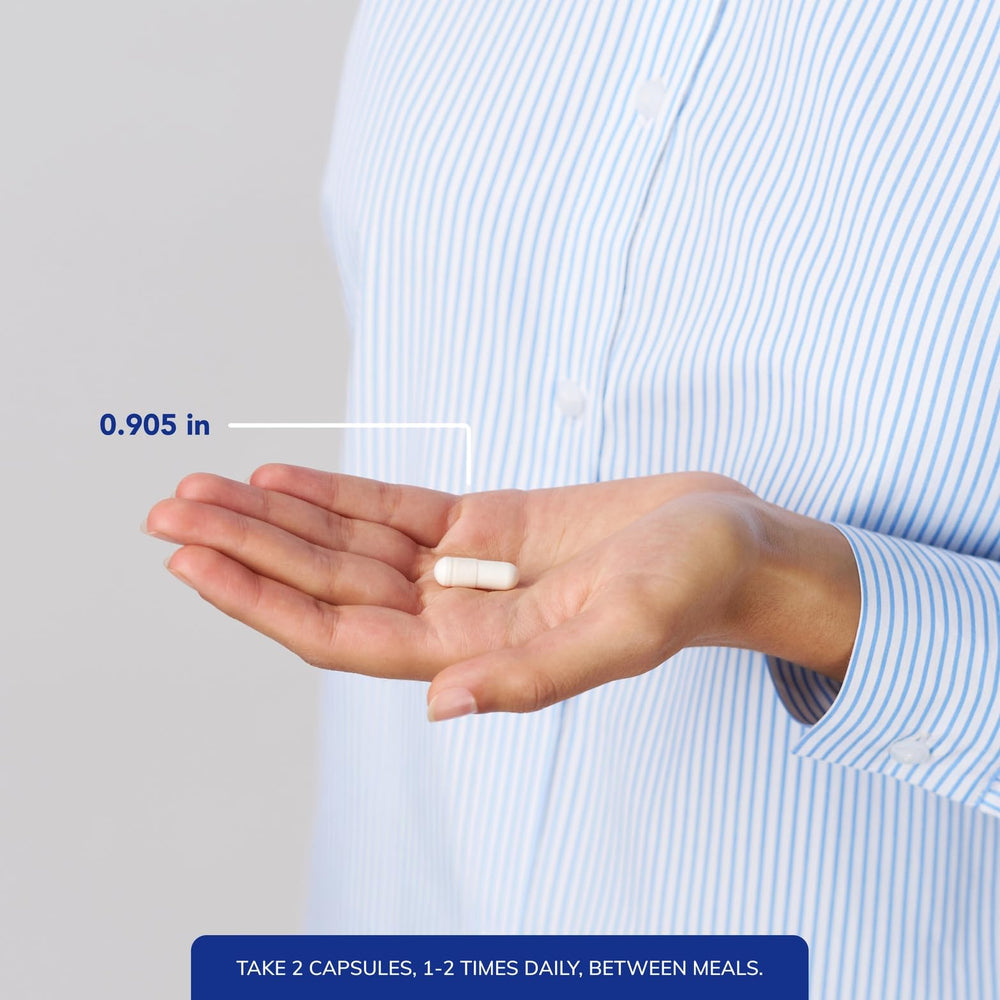 Pure Encapsulations IP6 bottle on shelf signaling premium quality and purity.
