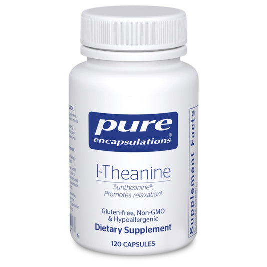 Pure Encapsulations L-Theanine 120 capsules bottle