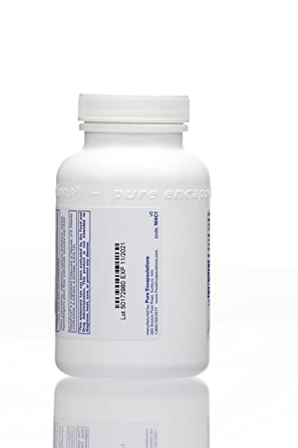 Close-up of Maca-3 bottle label showing 120 capsules
