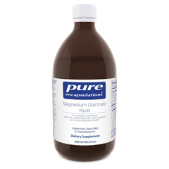 Pure Encapsulations Magnesium Glycinate Liquid bottle