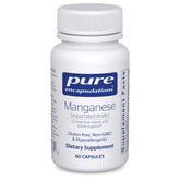 Pure Encapsulations Manganese (Aspartate/Citrate) bottle – front view