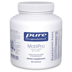 Pure Encapsulations MotilPro bottle and capsules supporting gut motility