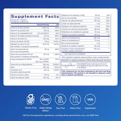 Ingredient panel for Pure Encapsulations Nutrient 950