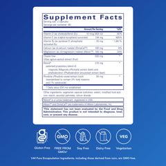 Close-up of PMS Essentials capsules