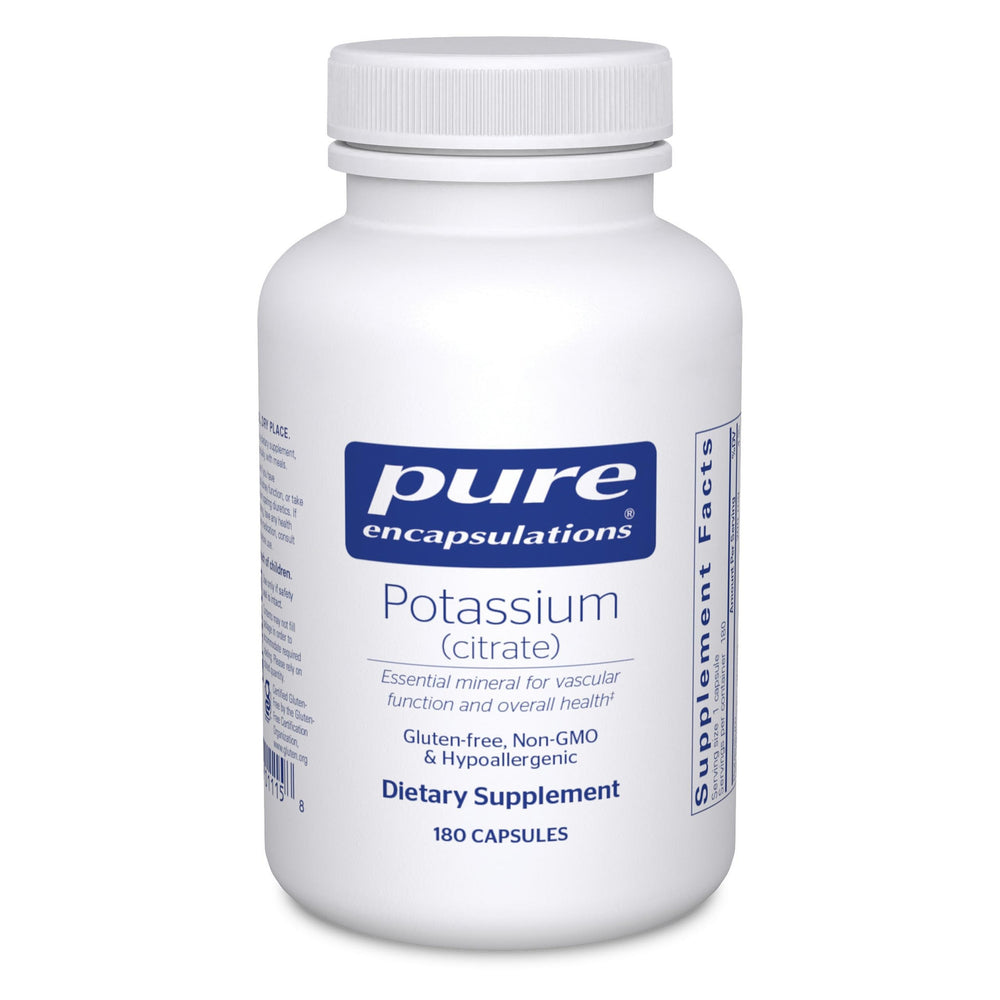 Pure Encapsulations Potassium (Citrate) 180-capsule bottle