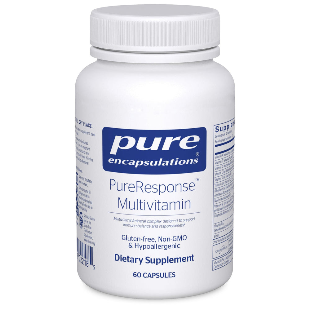 Pure Encapsulations PureResponse Multivitamin bottle – front view (60 capsules)