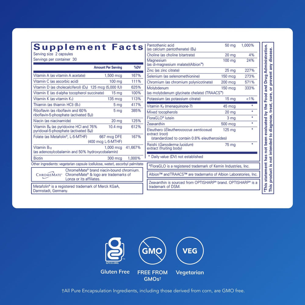 Close-up of PureResponse Exclusive label on bottle