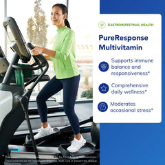 Supplement facts panel for PureResponse Multivitamin