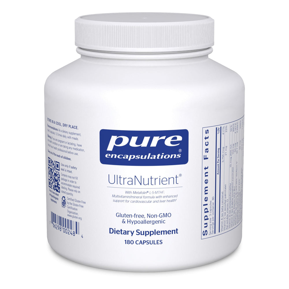 Pure Encapsulations UltraNutrient bottle front for daily wellness support