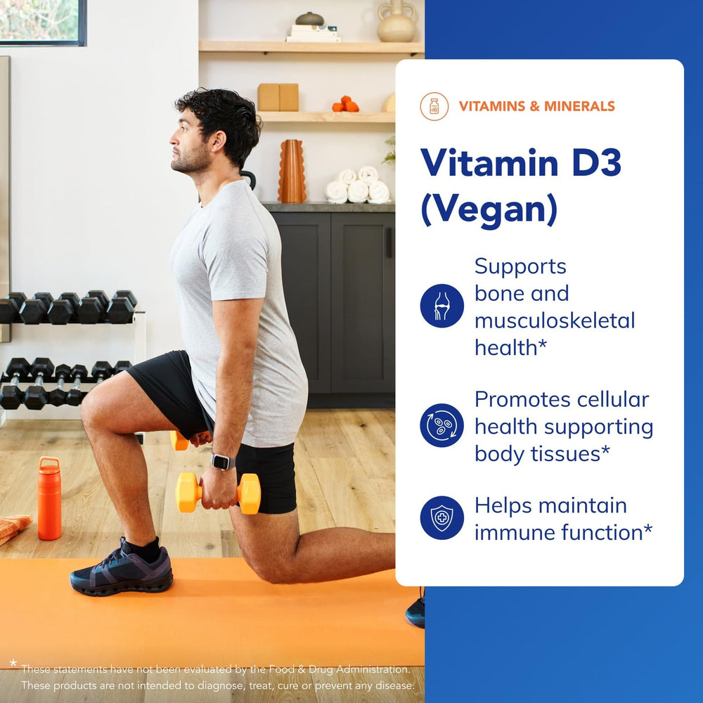 Product label for Pure Encapsulations Vitamin D3 Vegan 120 capsules