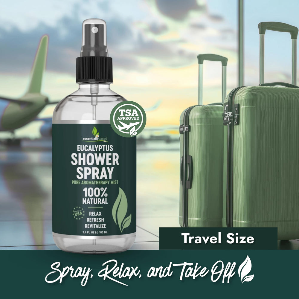 Packaging of Pure Eucalyptus Shower Spray 3.4oz