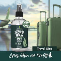 Packaging of Pure Eucalyptus Shower Spray 3.4oz